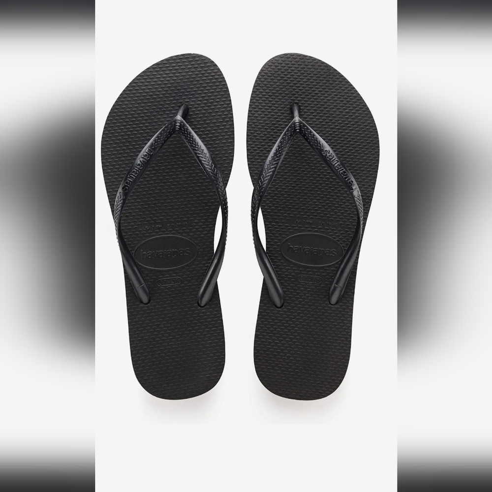 Havianas Slim Flip 7/8 Black Women's